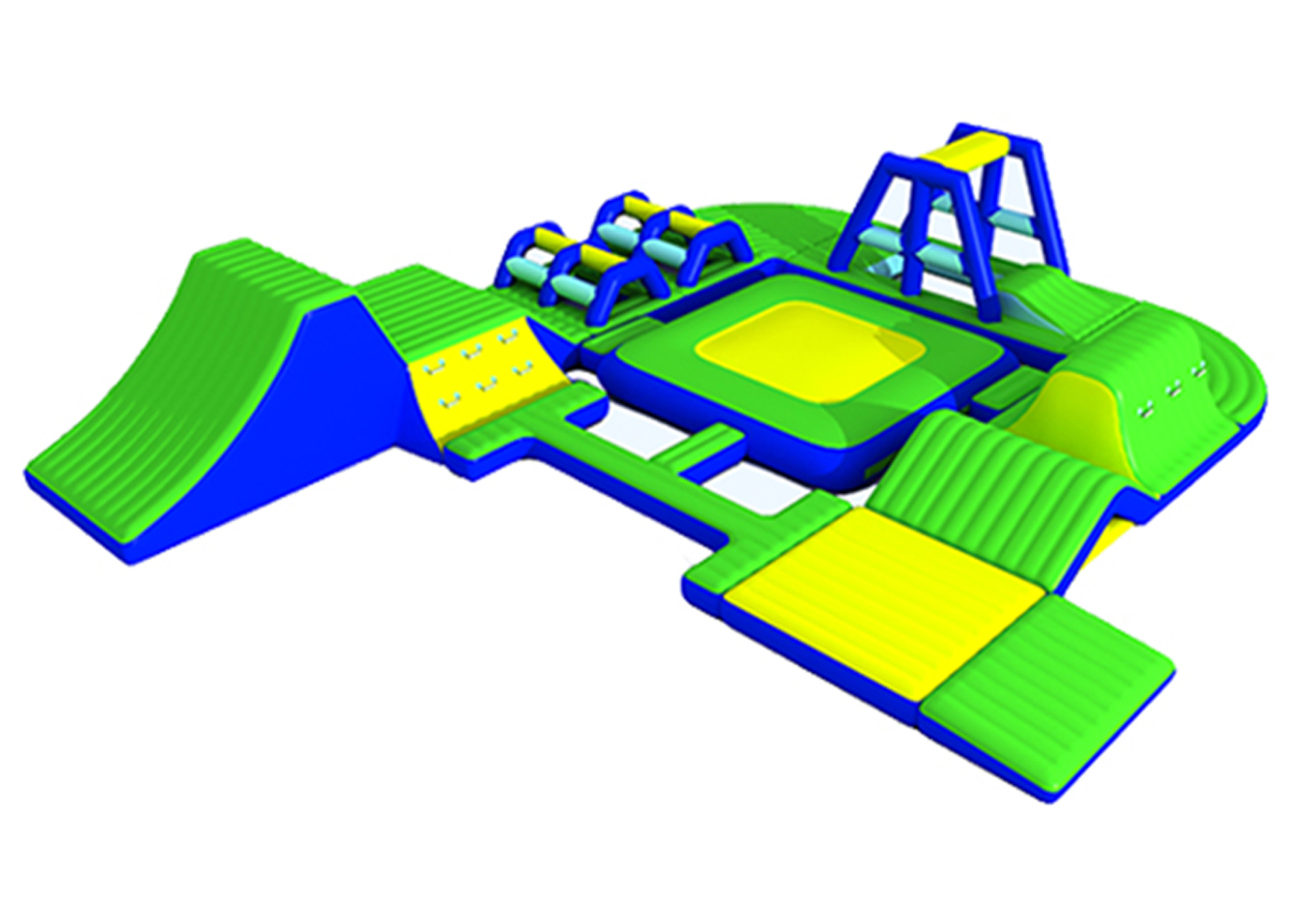 Funny Water Sport Equipment Inflatable Floating Water Park For Family Activity