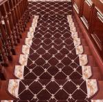 Household Compound Non Slip Stair Mats Irregular Special Style 24*65cm