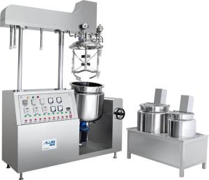 Wholesale 100L Automatic Vacuum Emulsifier Mixer For Body Lotion Making from china suppliers