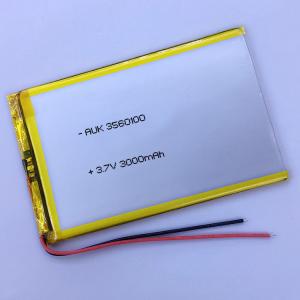 Wholesale Cell Lithium Li Ion Polymer Battery 3.7v 3000mah 3.5mm Ultra Thin from china suppliers