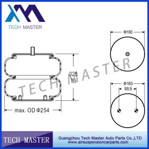 Wholesale Auto parts Double Convoluted Industrial Air Spring For Truck Trailer Air Spring Bellow Firestone W01-358-6927 / Goodyear from china suppliers