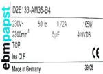 EBMPAPST Blower D2E133-AM35-B4 165W 0.72A Centrifugal Cooling FAN NEW IN STOCK