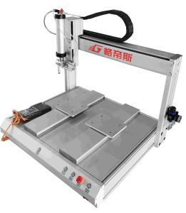 Wholesale Double Station Silicone Dispensing Equipment Four Axis Adhesive Dispenser Robot 70Kg from china suppliers