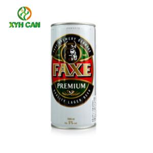 Wholesale Beer Tin Cans Round Empty Metal Tins Packaging 1000ml Metal Storage Tins 0.18-0.25 mm Thickness from china suppliers