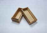 Paint Clear Varnish Solid Wooden Small Jewelry Box , Unique Wooden Jewelry Boxes