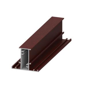 Wholesale Sand Blasting T8 Red Powder Coated Aluminium Extrusions from china suppliers