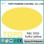 RAL 1016 Epoxy Anti Corrosion Powder Coating , Electric Protective Powder