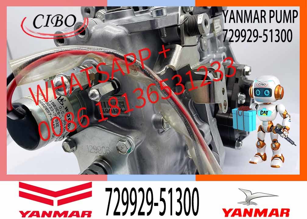 Diesel Engine Parts Fuel Pump 4TNV88 Engine Fuel Injection Pump 729659-51360