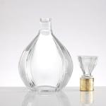 Customized Custom Make 750ml Glass Liquor Bottle for Vodka Whiskey Gin Brandy