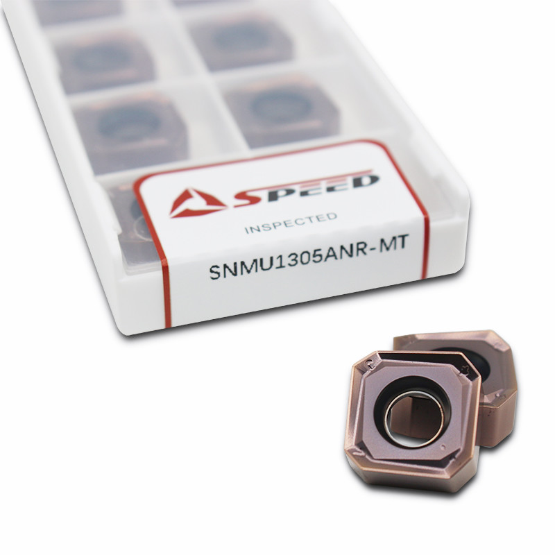 Square SNMX Carbide Turning Insert Cemented High Feeding For Cnc Machine