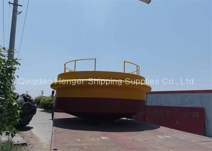 Steel Single Boat Floating Surplus Marine Mooring Buoy Foam Filled Multifunctional