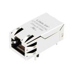 L816-1X1T-06-F RJ45 Modular Jack 10/100 Base -T Integrated Magnetic LPJK0005CNL