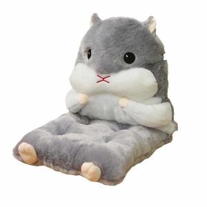 Wholesale Multifunctional Detachable Hamster Plush Seat Cushion from china suppliers