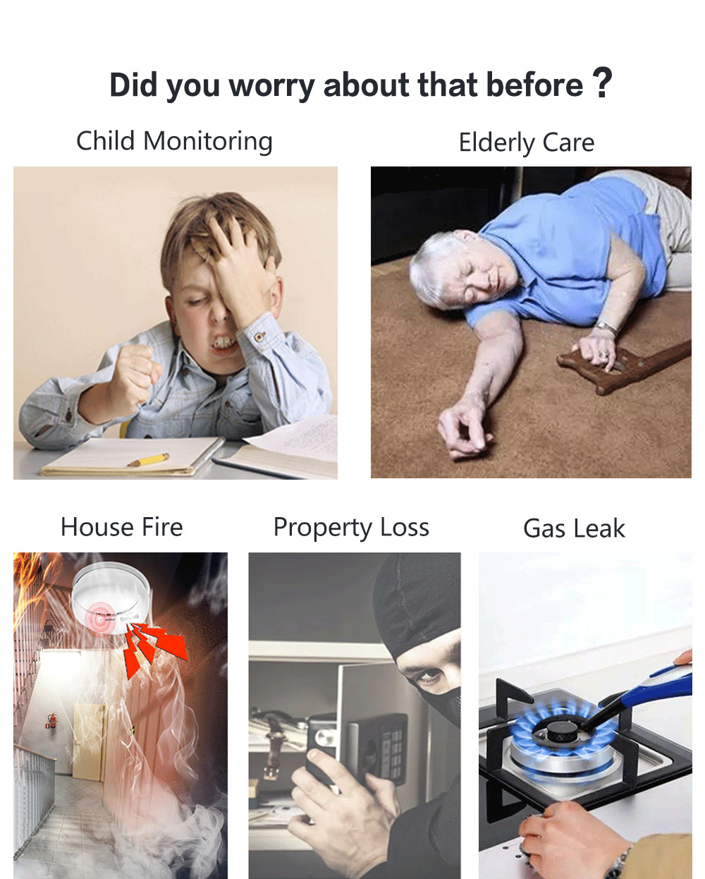 Full Touch Screen Wi-Fi+GSM/4G Home Burglar Alarm System Kit With A Variety Of Smart Accessories