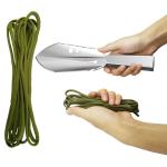 Agricultural Square Small Garden Hand Shovel 26cm Aluminum Alloy Manganese Steel