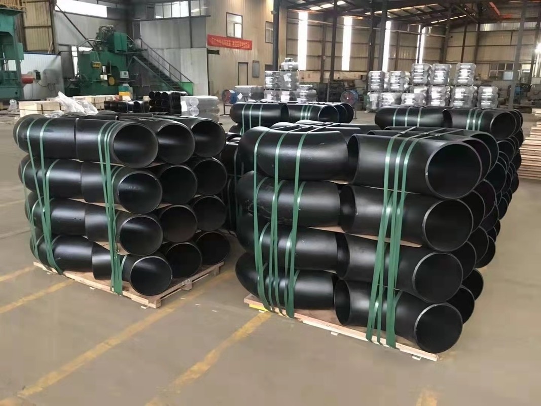 Ss 304l Ansi Butt Weld Pipe Fittings Sand Blasting Surface Treatment