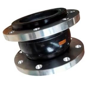 Wholesale Pn16 Dn150 Oil Resistant Nbr Single Sphere Flex Connector Galvanized Carbon Steel Flanged Expansion Rubber Joint from china suppliers