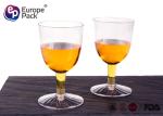 Custom Plastic Champagne Glasses Disposable Ps Material Diifferent Color