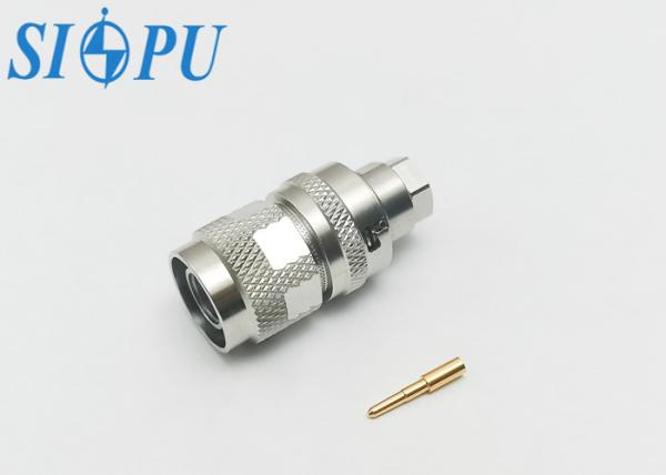 TNC Male RF Coaxial Connector – Straight Plug, Self-Locking, Salt Spray