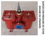 DOUBLE CRUDE OIL FILTER FOR DIESEL OIL SEPARATOR INLET MODEL： AS80-0.4/0.22 CB /