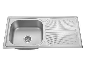 Wholesale 910*450mm Single Bow Topmount Kitchen Sink Anti Corrosion from china suppliers