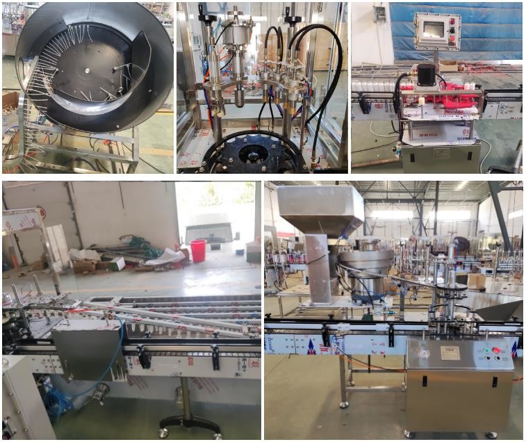 Stainless Steel Aerosol Automatic Filling Production Line For Facial Mask
