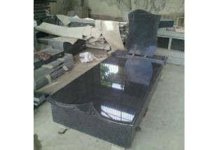 Wholesale Unique Black Granite Gravestone , Personalized Tombstone Grave Markers from china suppliers