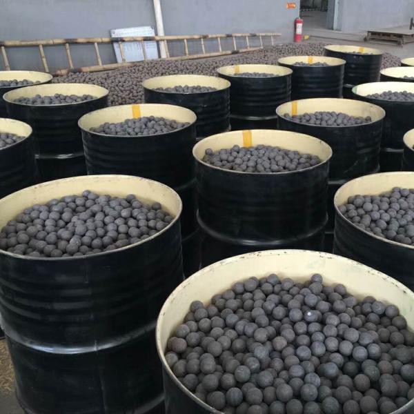 Forged Grinding Metal Carbon Media Steel Ball Ball Mill Uranium Mine Ore 17 40