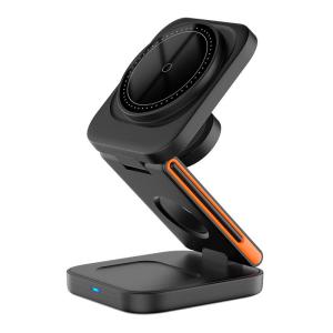Wholesale Over Charging Protection 3 In 1 Wireless Charger Stand IPhone And Samsung Watch from china suppliers