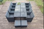 Waterproof Rattan Coffee Table Chair Sets For Outdoor Dining And Relaxing Table