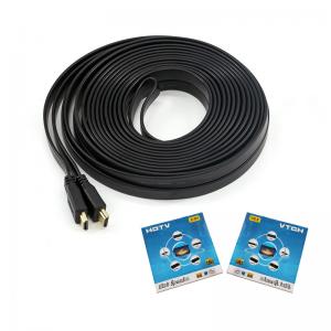 Wholesale DVD Player HD Monitor Digital TV HDMI Cable Black Flat 20m from china suppliers
