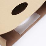 Brown Candy Paper Bags Food Outer Wrapping Bags Kraft Paper Printing Gift