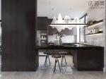 Luxe Espresso Wood Grain Stainless Steel Cabinets For Timeless Kitchen Elegance