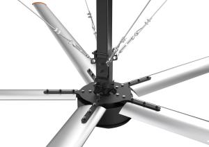 Wholesale SFFCA73 24FT Industrial Workshop Ceiling Fans Powerful PMSM Ceiling Fan from china suppliers