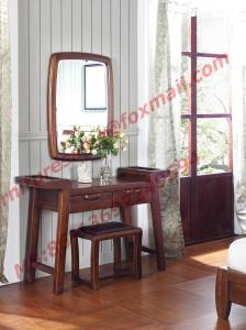 China Modern Solid Wooden Dresser with Mirror in Luxury Bedroom Furniture on sale