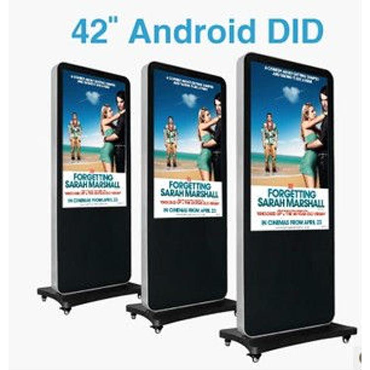 65" inch Alone stand digital signage board kiosk WIFI network Android player screen remote control monitor