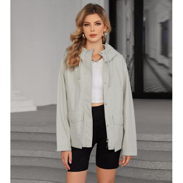 Transitional Season Spring Autumn Jacket Women'S Pink Green White