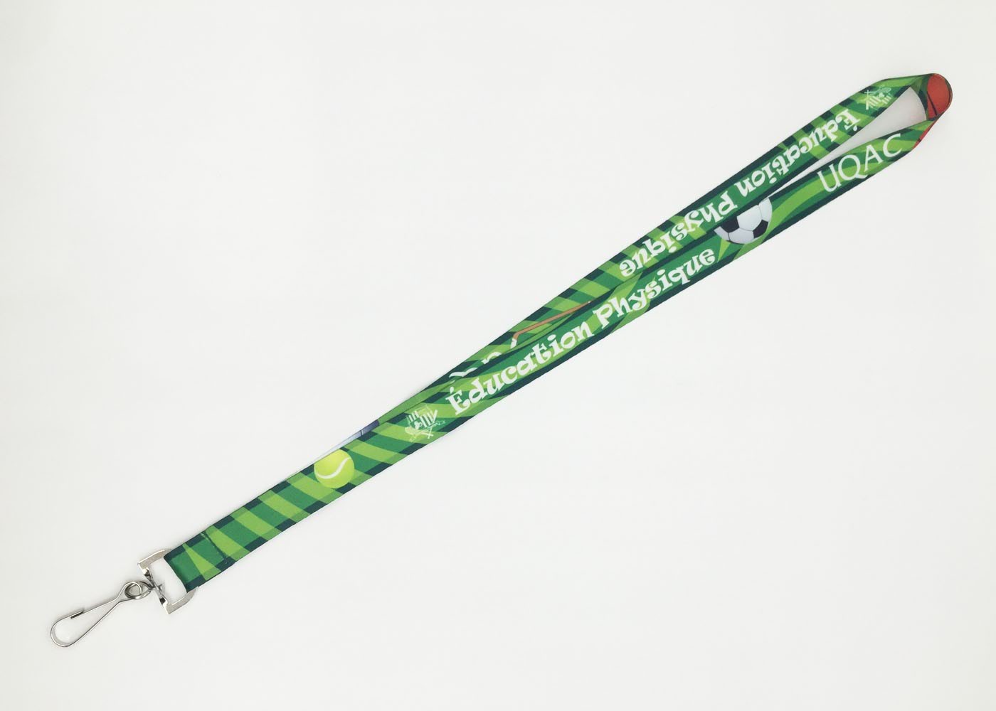 Safety Release Breakaway Neck Lanyard Custom Printing With Flag Logo