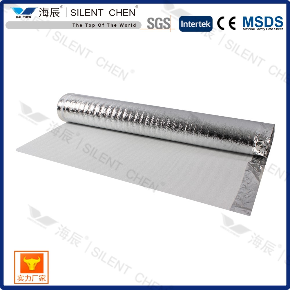3mm EPE Foam Engineered Wood Flooring Underlay With Aluminum Foil