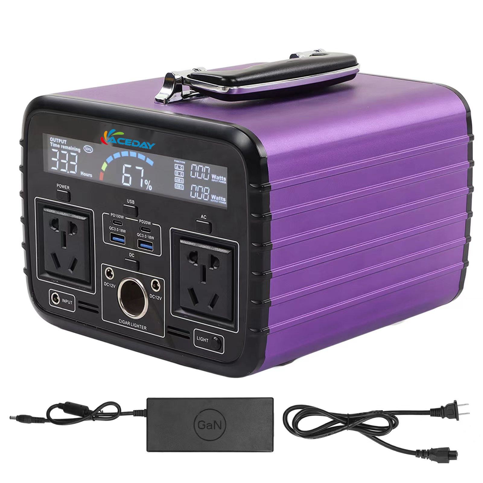 ROHS 600w Portable Power Station NCM Portable Battery Station AB600