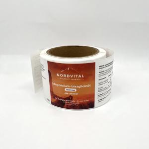 Wholesale Matte Self Adhesive Label Sticker Custom Waterproof For Food Bottle from china suppliers
