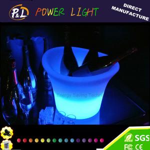 Wholesale Bar Furniture Rechargeable Illuminated LED 2 Lips Ice Bucket from china suppliers