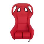 Fiberglass Bucket Racing Seat Safety Restraint Integration Red And Black Racing