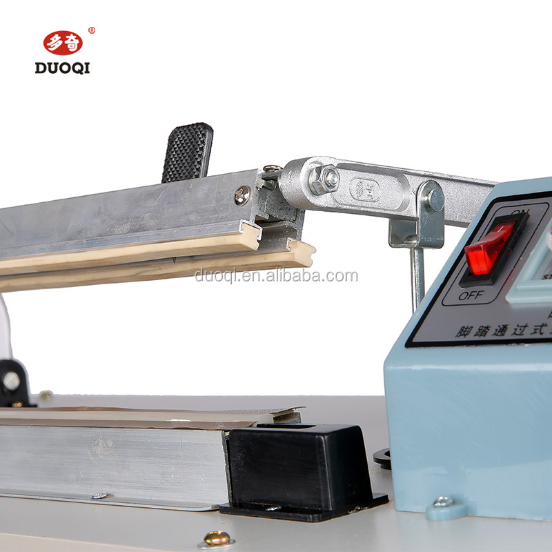 SF-400 DUOQI Plastic Bag Foot Pedal Heat Sealing Machine with Cutting and Sealing Type