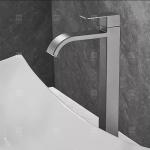Gray Single Cooling Bathroom Basin Faucet Countertop Washtable Household Balcony