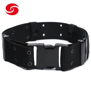 Wholesale Outdoor Gear Black PP Military Tactical Belt With Plastic Buckle from china suppliers