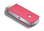 128g 3.0 Metal Flash Drive Keyring , Red Metal Usb Keychain With Laser Print