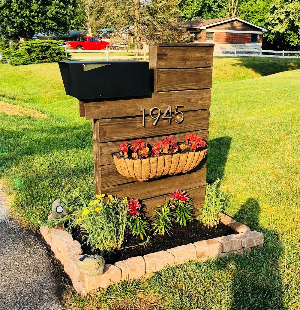 Factory Supply Curbside Welded Mailbox, All Weather Steel Lock Durable MailBox