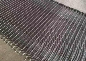 Wholesale Chain Link Spiral Mesh Belt With Cross Rod Food Grade SUS 304 Material from china suppliers