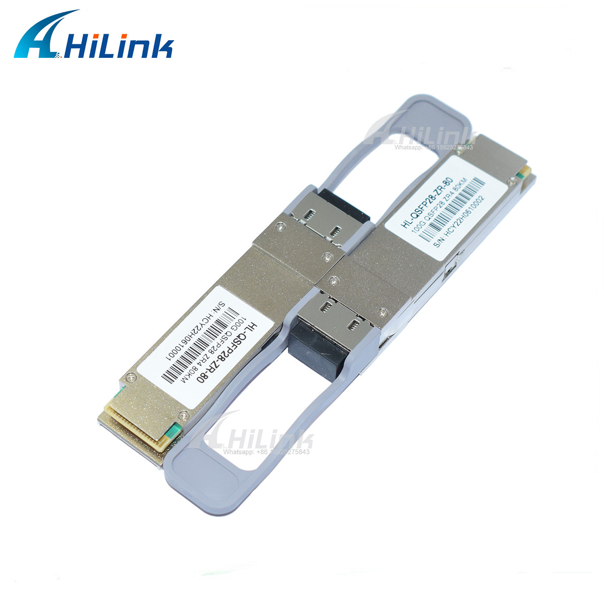 QSFP28 ZR4 80KM LWDM4 1295-1304NM LC Connector SOA+Pin Fiber Optic Transceiver Good Price Communication & Networking Product